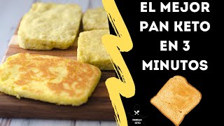 PAN PARA SANDWICHES KETO LOW CARBEN MICROONDASFAMILIA KETO [upl. by Ahsyak]