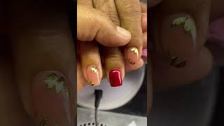 Baño de acrílico en uña natural ✨ cover song pop music nails [upl. by Hnim246]