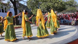 Celebration of Vasant Panchami  Dance by Primary Section Students  CSKM Public School [upl. by Fina]