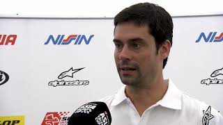 Diego Lozano Interview Race 2  Round 4 Thailand  2022 Idemitsu Asia Talent Cup [upl. by Rofotsirk]