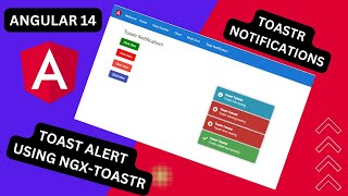 toaster notification in angular 14  implement toast alert using ngxtoastr library [upl. by Devehcoy]