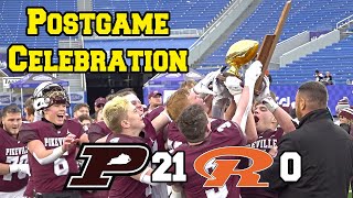 Pikeville Football Celebrates Third Straight State Championship Win  Kentucky High School Football [upl. by Enyawed59]