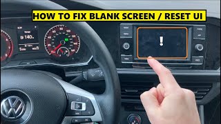 Fix VW Infotainment Blank Screen and CarPlay Connecting Issue  Reset Procedure [upl. by Froh]