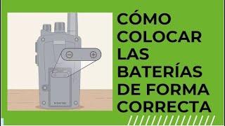 Cómo colocar las baterías de forma correcta [upl. by Atteuqahs]