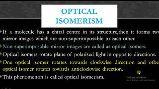 Medicinal chemistryPhysicochemical propertiesOptical isomerismEnantioDiastereoLecture 8 [upl. by Anohr]