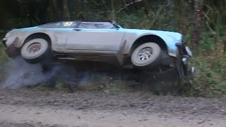 Cambrian Rally 2022 Crashes and Action [upl. by Acinoda]