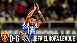 Vardar vs Real Sociedad 06 All goals  Highlights 19102017 HD [upl. by Anytsyrk]