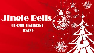 Jingle Bells Easy Piano Tutorial  How To Play [upl. by Aridnere872]