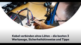 Kabel verbinden ohne Löten die besten 3 Werkzeuge Sicherheitshinweise und Tipps [upl. by Ail32]