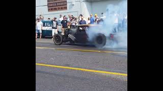 Ratrod Destroying tires in a Burnout at Shapiro Steelfest 🔥 [upl. by Atwahs]