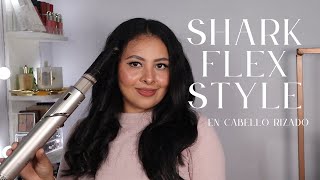 reseña SHARK FLEX STYLE en cabello RIZADO  HolaLizy 🦋 [upl. by Balough]