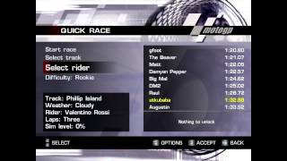 how to unlock all bikesriders and tracks in motoGP [upl. by Luo]