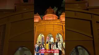 Delhi navratri pandals music song bollywood dj remix minivlog navratri [upl. by Aissilem]