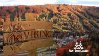 Montagne Russe Le Viking en automne [upl. by Winer640]