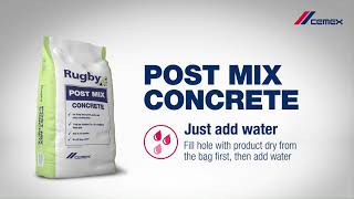 Rugby Post Mix Concrete [upl. by Artinad386]