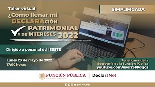 ¿Cómo llenar mi Declaración Patrimonial y de Intereses 2022  Completa [upl. by Poll380]