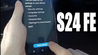 How to reset Samsung S24 FE  Reset Samsung S24 FE Without Data Loss [upl. by Yesnil]