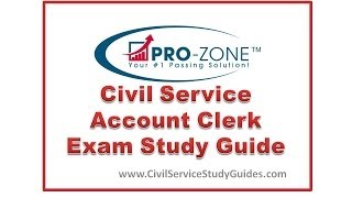 Civil Service Account Clerk Exam Study Guide [upl. by Tomasina]