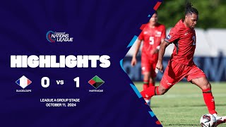 Guadeloupe vs Martinique  202425 Concacaf Nations League  Group Stage [upl. by Eaj]