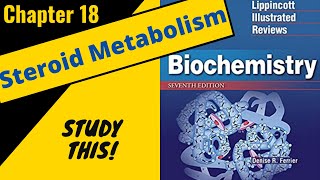 Lippincotts Biochemistry Review Chapter 18 Cholesterol and Steroid Metabolism  Study This [upl. by Zetrauq]