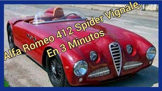 🏎️🏎️ Alfa Romeo 412 Spider Vignale en 3 Minutos 🏎️🏎️ [upl. by Lever]