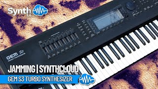 GEM S3 TURBO SYNTHESIZER  JAMMING  Synthcloud [upl. by Igic]