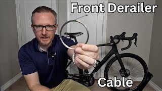 Front Derailer Shifter Cable Replacement  Trek Domane SL6 [upl. by Florida]