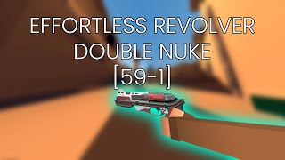 Krunker  EFFORTLESS Revolver Double Nuke [upl. by Einwahr817]