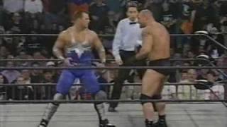 WCW Thunder February 12th 1998 Goldberg vs Glacier [upl. by Earlene315]