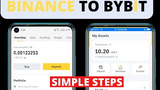 How to Transfer Crypto From Binance to ByBit 2023 [upl. by Anitsirhc]