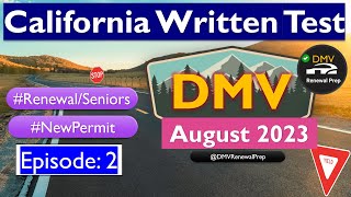 DMV Renewal Practice Test 2023 California [upl. by Kilan]