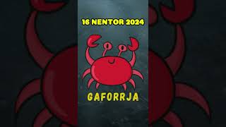 GAFORRJA  Horoskopi ditor 16 nentor 2024 [upl. by Glanville529]