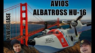 Avios Albatross HU16 V2 US RC Coast Guard Flying Boat 1620mm 637quot PNF Unboxing [upl. by Eirrak]