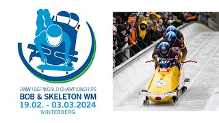 4man Bobsleigh Race WCH Winterberg  Heat 1 [upl. by Nerat545]