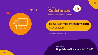 Zadanie z contestu niedziela 6 października  Konkursy Codeforces [upl. by Bricker508]