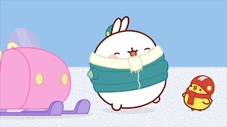 Molang amp Piu Piu  Going to Ski 🎿  Winter Holidays 2 [upl. by Nelyk240]