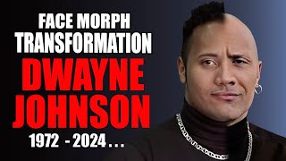 Dwayne Johnson  Transformation Face Morph Evolution 1972  2024 [upl. by Senoj449]