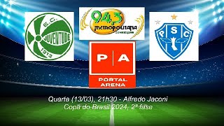 Juventude x Paysandu  Copa do Brasil 2024 2ª fase [upl. by Gorton]