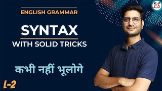 L2 SYNTAX  Rules With Solid Tricks  Subject Verb Agreement  English Grammar [upl. by Ahseral815]