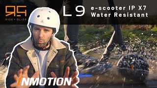 How water resistant is the Inmotion L9 electric scooter Full product review [upl. by Annaeel157]