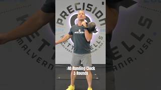 Kettlebell Complex  Every 40 Seconds  Row Clean Snatch kettlebellworkout [upl. by Lovering]