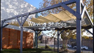 Installation idea for Retractable Canopy [upl. by Aguie]