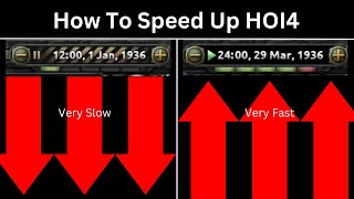 How To Speed Up HOI4 [upl. by Adnilav]