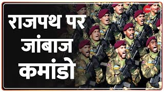 Republic Day Parade 2022 LIVE Updates  जांबाज कमांडो  Paratroopers  73rd Republic Day  Rajpath [upl. by Saibot526]