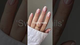 Tendencias manicura otoñoinvierno swirlnails nailsinspo [upl. by Tristis]