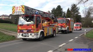 Feuer auf Industriegelände Großübung der Feuerwehren Brensbach und Reichelsheim im Odenwald [upl. by Aitra]