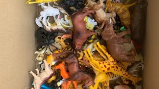 Plastic animals Unboxing order Flipkart  animals collection CatDog ElephantTigerHorse [upl. by Anidene964]