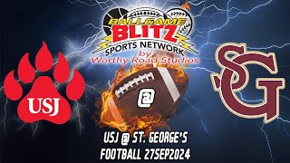 USJ  St Georges High School Football 27SEP2024 [upl. by Sandie]