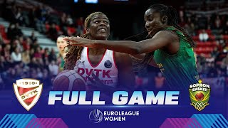 DVTK HUNTherm v Sopron Basket  Full Basketball Game  EuroLeague Women 202223 [upl. by Odlonyer443]