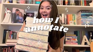 how I annotate my books 🖋️📖  my supplies simple  easy [upl. by Denni575]